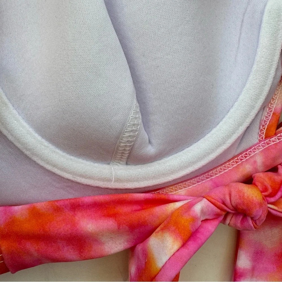 NWT Sundazed Beka Tie Dyed Underwire Bow Bikini Top D Cup Size 34D - Picture 8 of 10